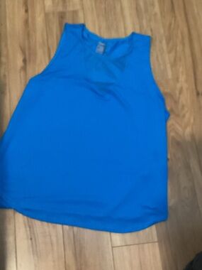 Lucky in Love Bright Blue Sleeveless Tank Top